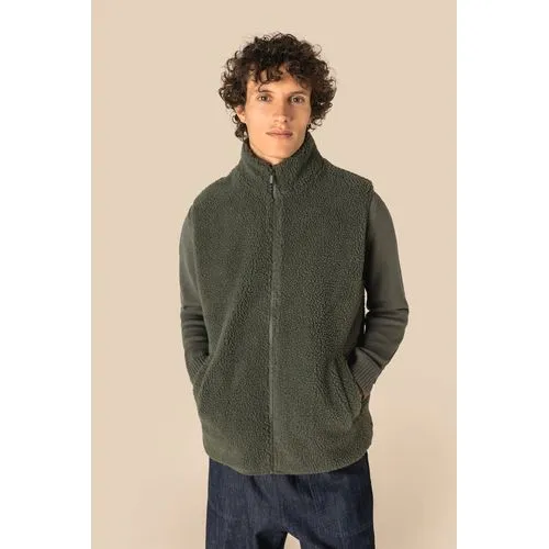 Veste sans manches en sherpa homme