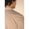 Chemise écoresponsable à col bowling délavée en jersey manches courtes homme