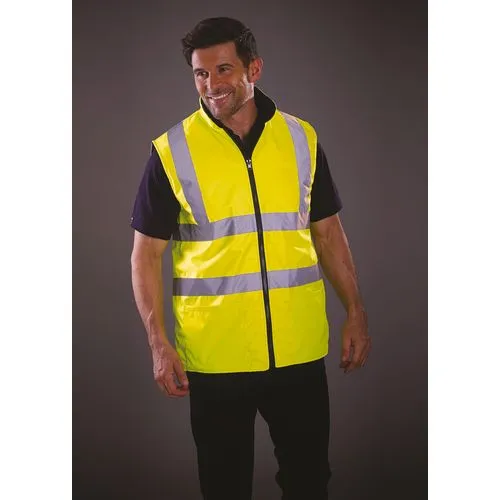 Bodywarmer réversible haute visibilité