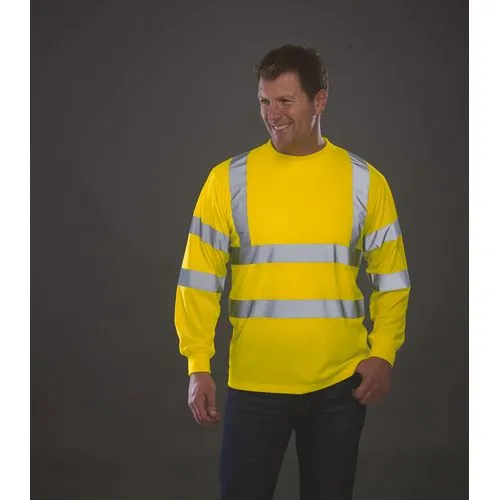 T-shirt haute visibilité manches longues
