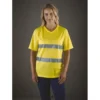 T-shirt col V haute visibilité Top Cool