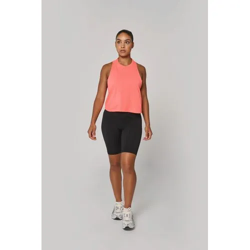 Débardeur crop Triblend femme
