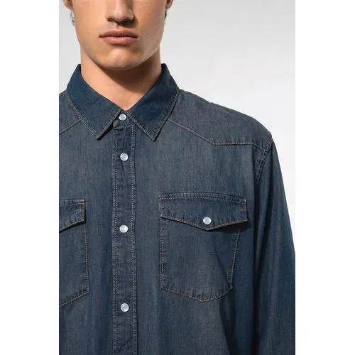Chemise denim manches longues 3 Chemise denim manches longues