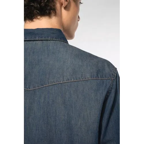Chemise denim manches longues 6 Chemise denim manches longues