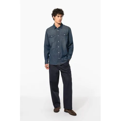 Chemise denim manches longues 7 Chemise denim manches longues