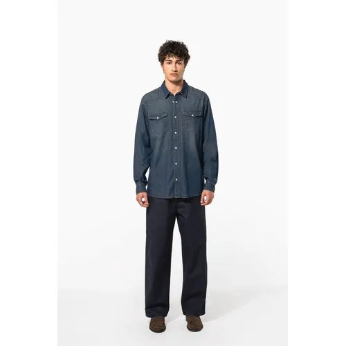 Chemise denim manches longues 11 Chemise denim manches longues