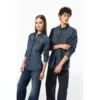 Chemise denim manches longues femme