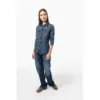 Chemise denim manches longues femme