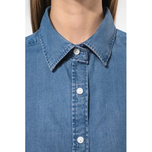 Chemise denim femme