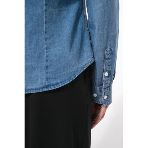 Chemise denim femme