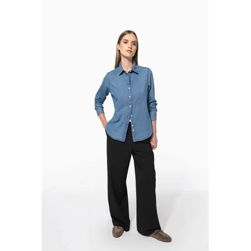Chemise denim femme