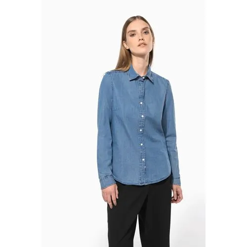 Chemise denim femme