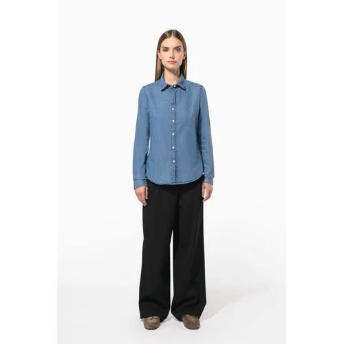 Chemise denim femme