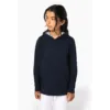 Sweat-shirt à capuche contrastée à motifs enfant unisexe