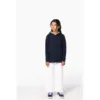 Sweat-shirt à capuche contrastée à motifs enfant unisexe