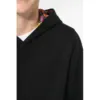 Sweat-shirt à capuche contrastée à motifs enfant unisexe