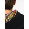 Sweat-shirt à capuche contrastée à motifs enfant unisexe