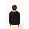 Sweat-shirt à capuche contrastée à motifs enfant unisexe