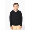 Sweat-shirt à capuche contrastée à motifs enfant unisexe