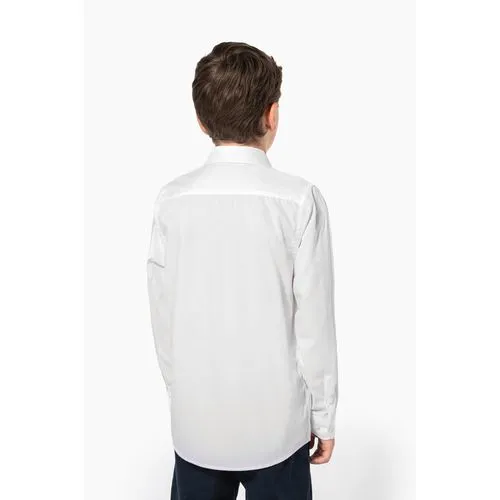 Chemise popeline manches longues enfant 2 Chemise popeline manches longues enfant