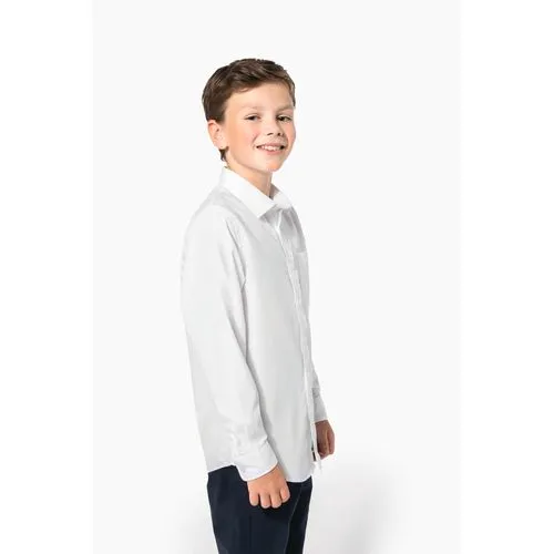 Chemise popeline manches longues enfant 7 Chemise popeline manches longues enfant