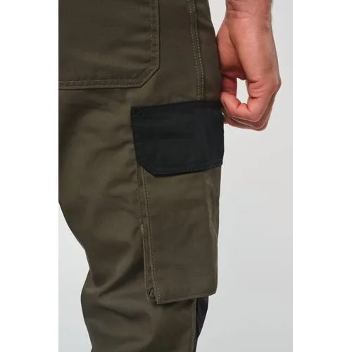 Pantalon de travail bicolore homme