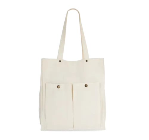 Sac à main à double poche frontale